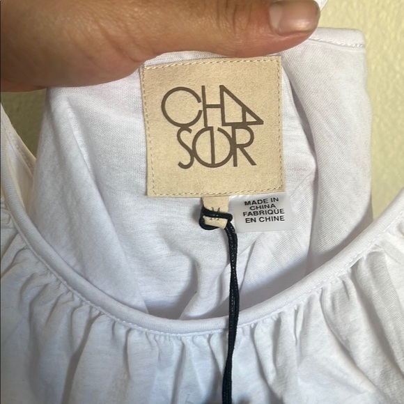 White Ruffled Sleeveless Camisole NWT - Picture 2 of 5